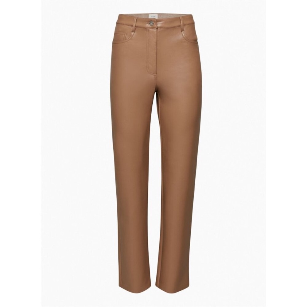 Aritzia Constant Camel Melina Faux Leather - Like new s 2